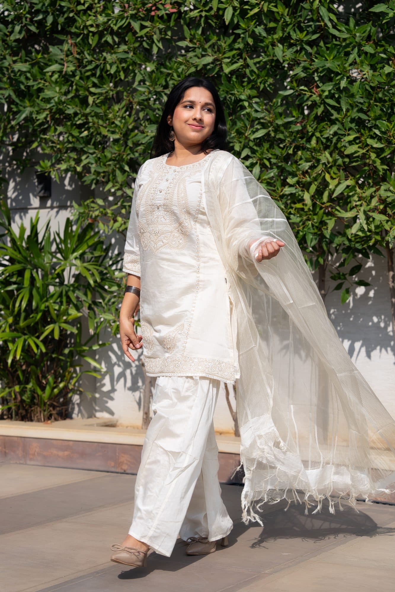 Noor Ivory Suit Set