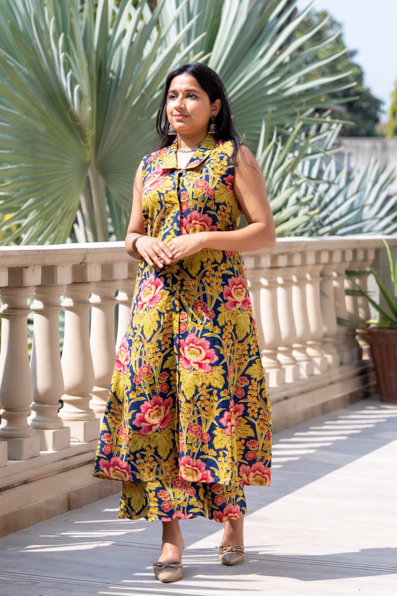 Noorani Midnight Floral Co-Ord Set